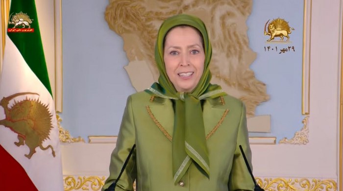 پیام خانم مریم رجوی به تظاهرات ایرانیان آزاده در بروکسل - #آزادی_آزادی_آزادی #قیام_سراسری #قیام_تا_سرنگونی