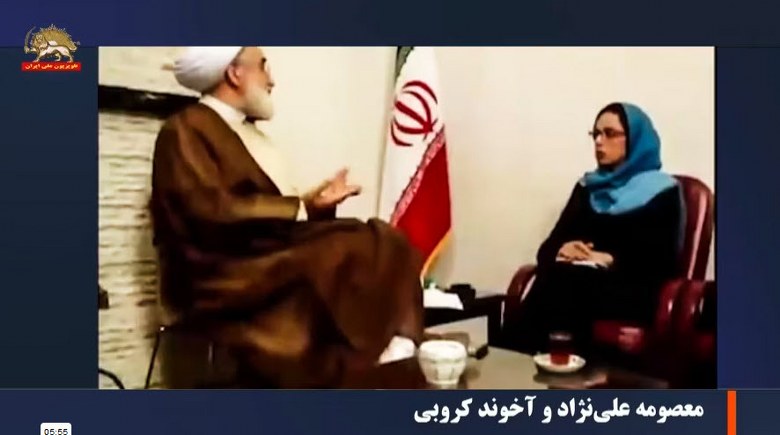سوابق معصومه علینژاد قمی دگرديسي از ولايت فقيه و تك خواني براي آخوند خاتمي تا بچه شاه - #نه_شاه_نه_شيخ #آری_به_جمهوری_دمکراتیک #قیام_تا_سرنگونی