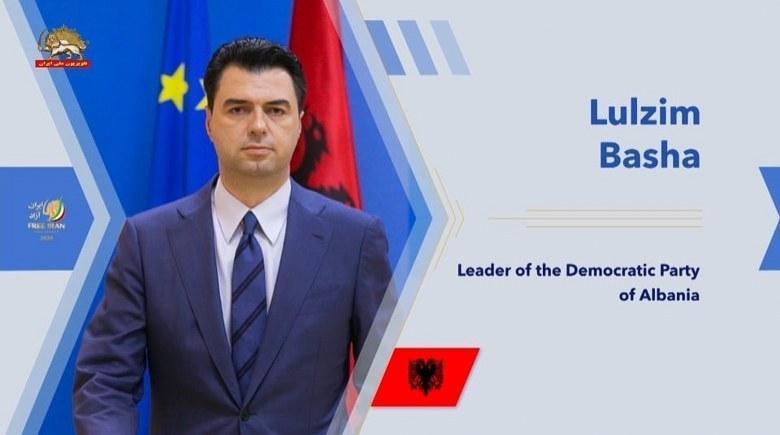 سخنان لولزیم باشا رهبر حزب دمکرات آلبانی، وزیر خارجه پیشین