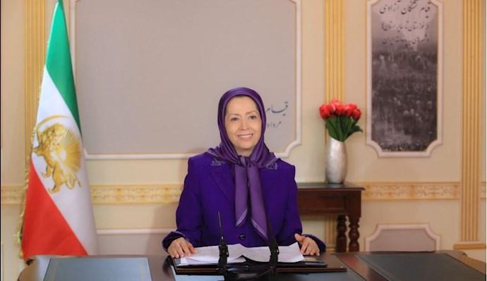  خانم مریم رجوی: قیام ایران از خوزستان تشنه و رنج‌دیده شعله کشید 